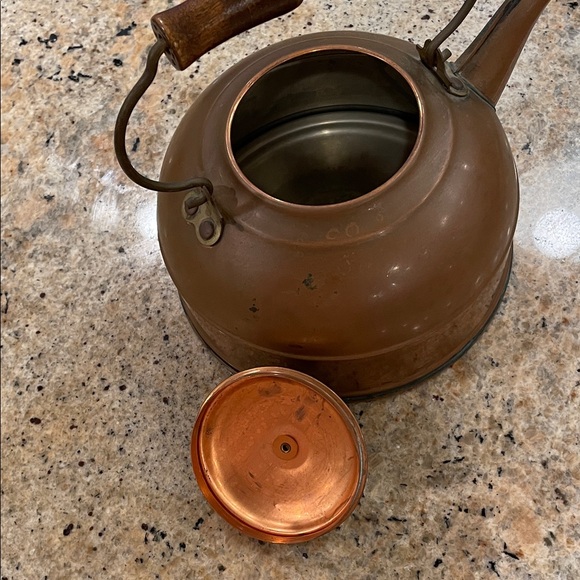 Revere Ware Vintage Copper Teakettle Rome NY USA - 81 Teapot Decorative Patina - Picture 6 of 16